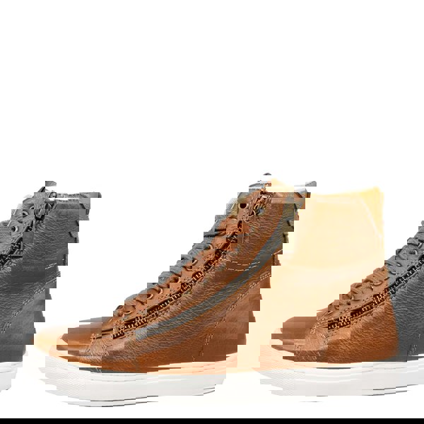 HX London Ilford High Top Leather Trainers