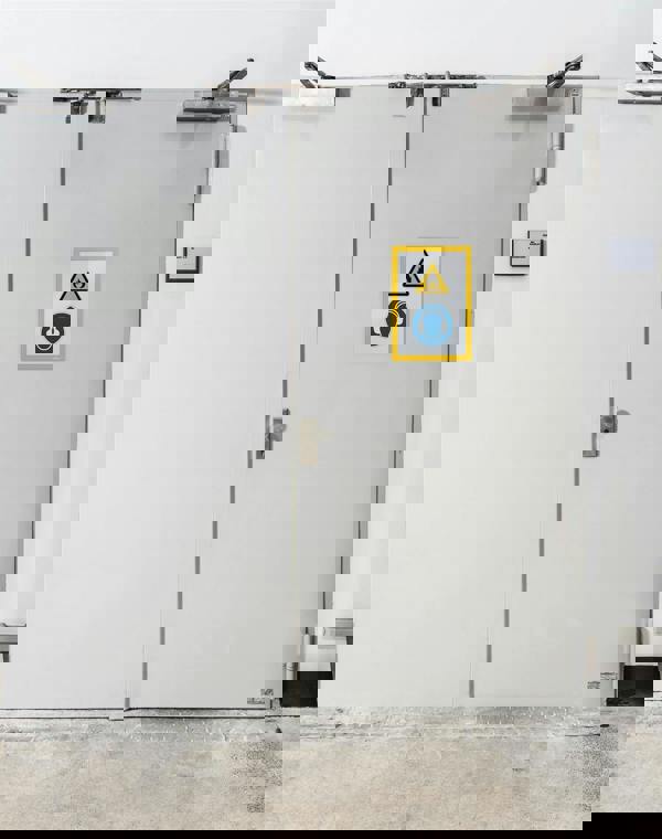 Durable DURAFRAME Self Adhesive Magnetic Signage Frame | 2 Pack | A4 Yellow