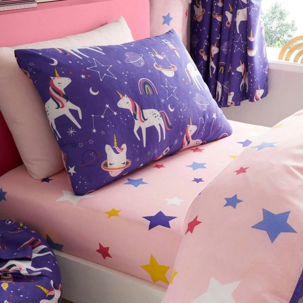 Space Unicorn Pillowcase (Pair) Pillowcases - Happy Linen Company