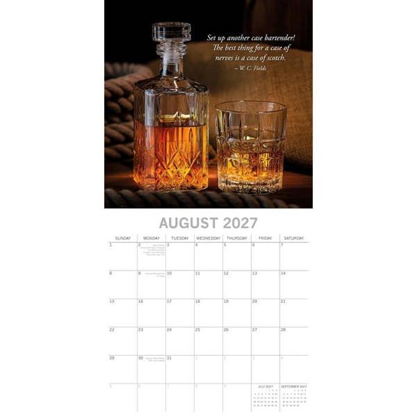 Whisky Calendar 2027, Wall Calendars, Month To View, Lifestyle, Gift