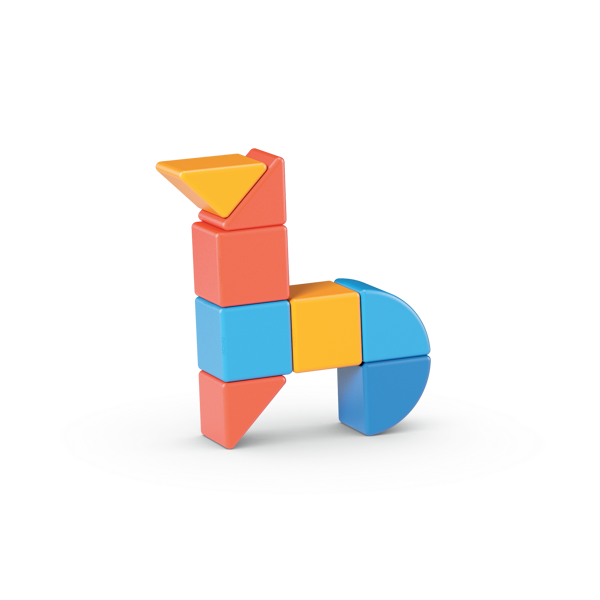 Geomag Magicube Recycled Plastic Magnetic Animals