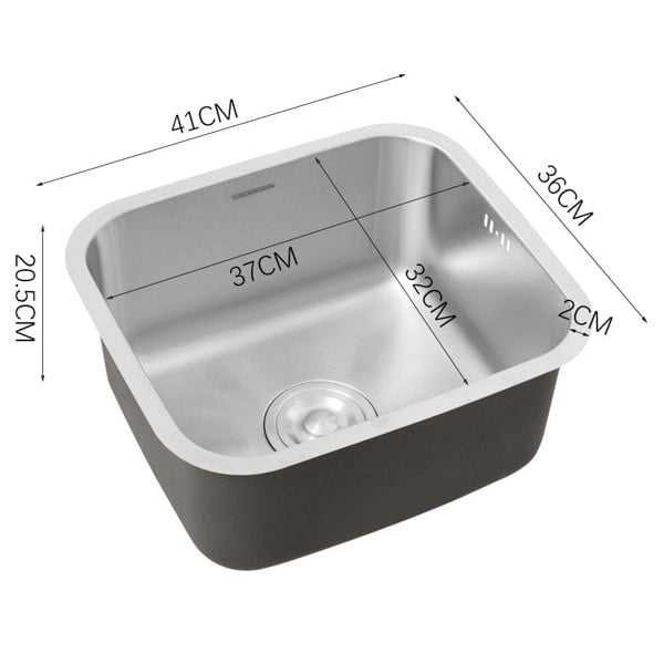 Inset Single Bowl Sink Stainless Steel Kitchen Sink Kitchen Sink Living and Home
