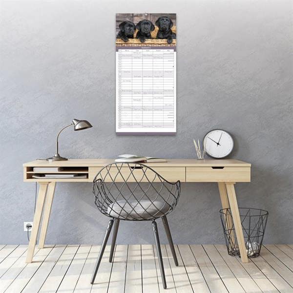 Black Labs Family Organiser 2027, Family Planners, Month To View, Dogs, Gift