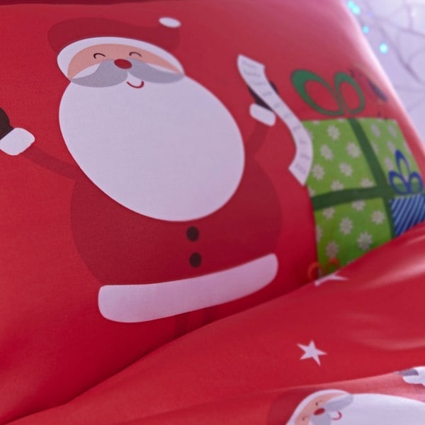Catherine Lansfield Santa's Christmas Presents Reversible Duvet Cover Set