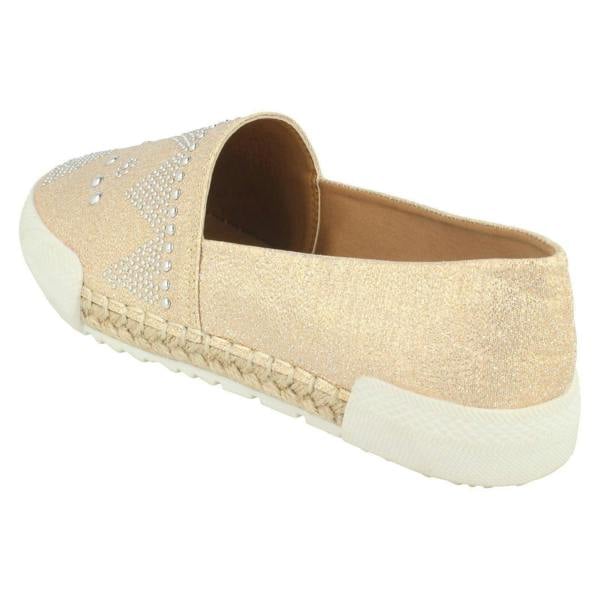 Savannah Ladies Savannah Rope Edge Espadrilles