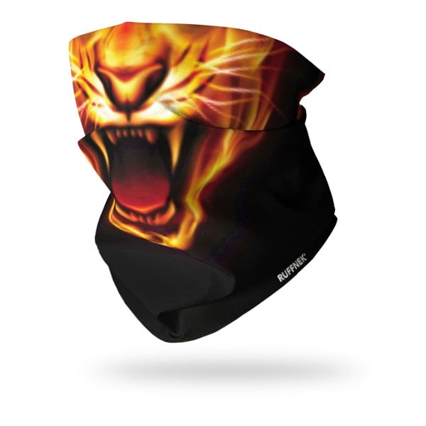RUFFNEK Fire Cat Face Snood Scarf