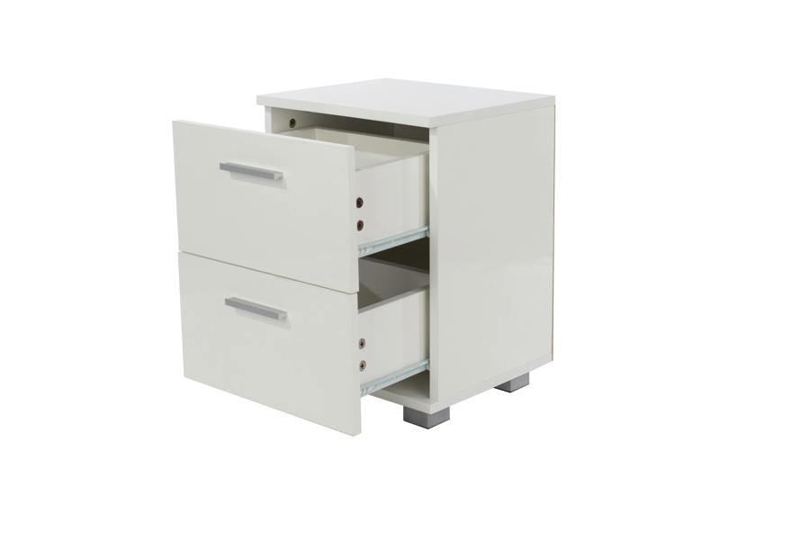 Core Products Lido 2-Drawer Bedside Cabinet
