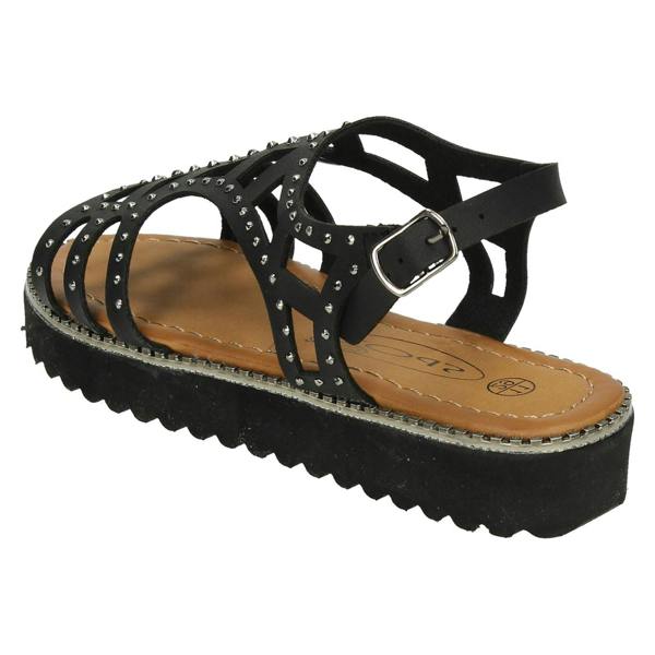 Spot On Girls Spot On Low Cut Out Upper Sandal