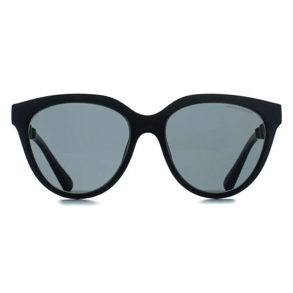 Armani Exchange Sunglasses AX4148SU 835687 Shiny Transparent Grey Dark Grey