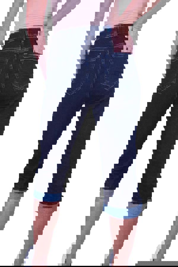 Paulo Due Womens Stretch Denim Cropped Jeans