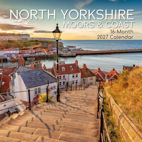 North Yorkshire, Moors & Coast Calendar 2027, Wall Calendars, Month To View, Travel, Gift