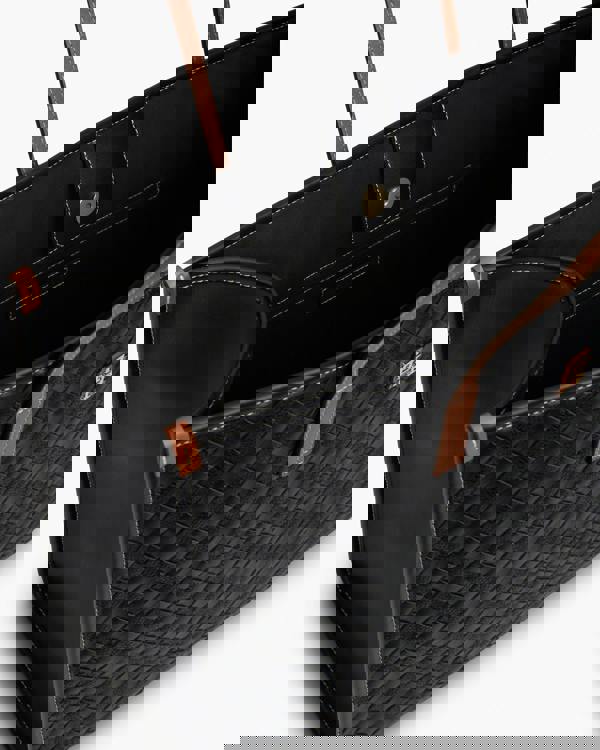 Tommy Hilfiger TH City Womens Tote Bag - Black Mix