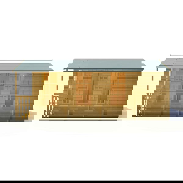 Shire Delamora 8x18 summerhouse with verandah - Best Shed