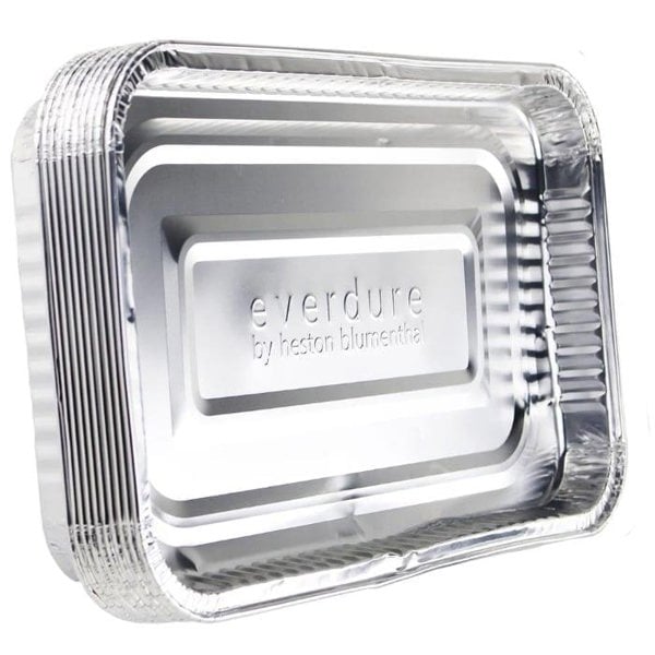 Everdure by Heston Blumenthal Heston Blumenthal Everdure Aluminium Drip Tray Silver Pack of 10