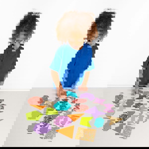 tickit Rainbow Glitter Shapes