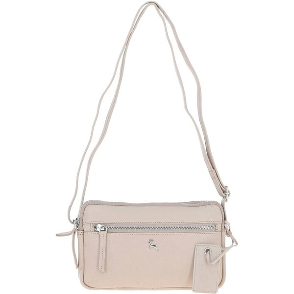Leather Crossbody Bag: Sterling