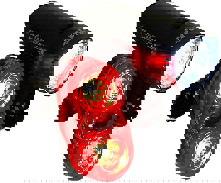 Awe Bright 140 Lumens Bike Light Set, Front LED & 2 0.5W Rear LED's