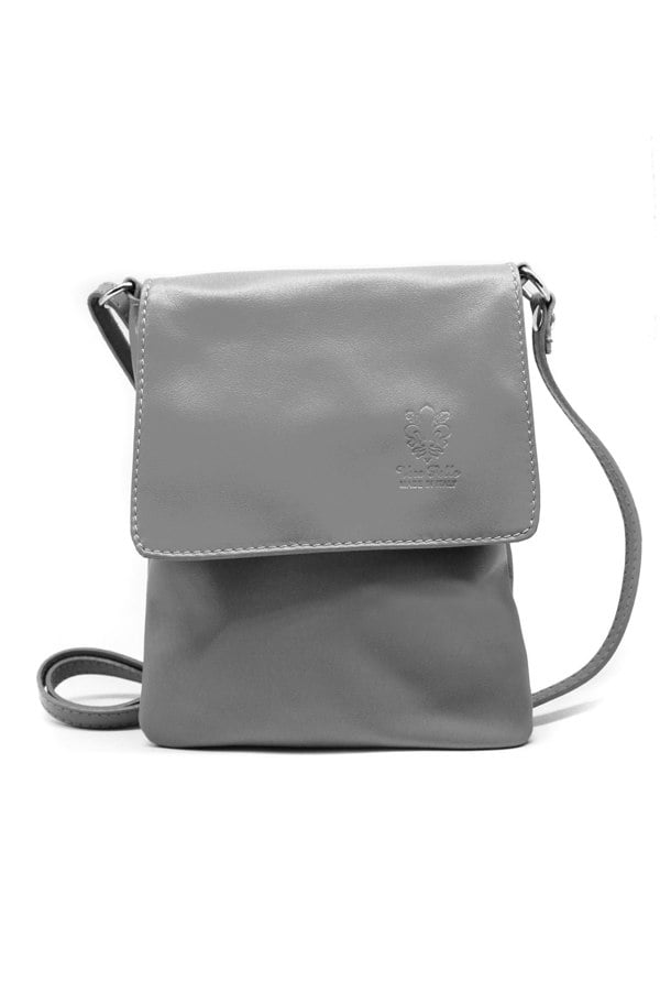 Kitise Stylish Flap Small Genuine Italian Leather Crossbody Bag