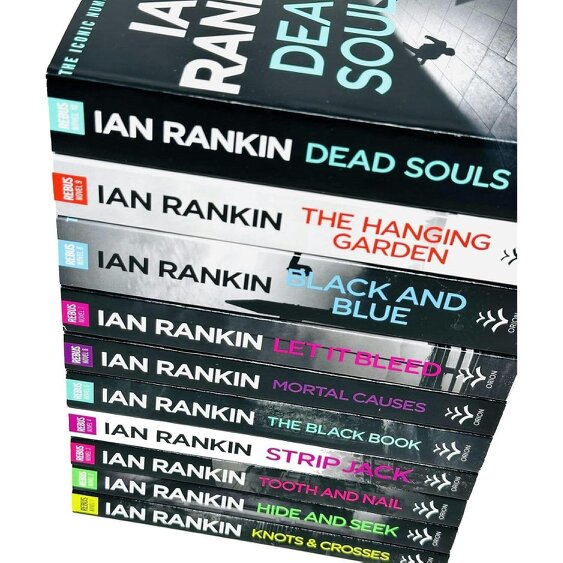 Ian Rankin Inspector Rebus Series 10 Books Collection Set – Knots and Crosses, Hide and Seek & Crime Thriller Mystery Collection
