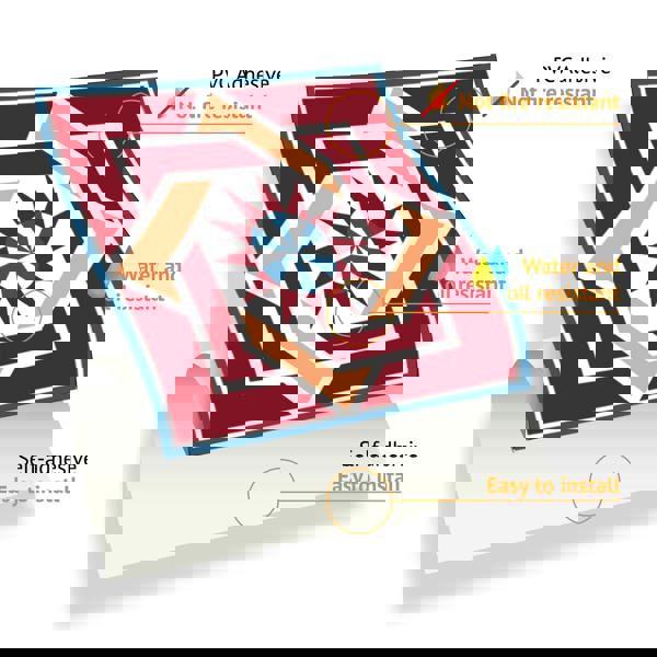 WT1505 - Westminster Tiles Wall Stickers 15 cm x 15 cm - 24 pcs.