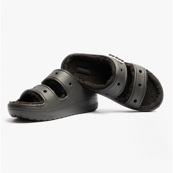Crocs 207446-060 CLASSIC COZZZY Unisex Sliders Black