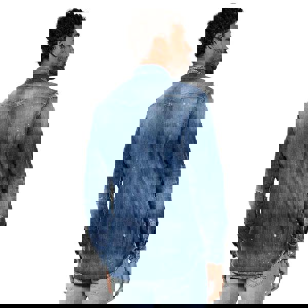 Dsquared2 Cool Guy Western Shirt Navy Blue W34