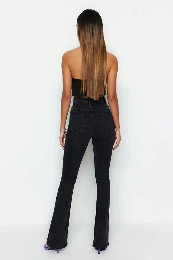 WOVCOR High Waist Comfort Flare Jeans