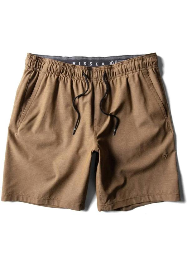 VIssla Hemp No See Ums Elastic 18" Walkshort - Rubber