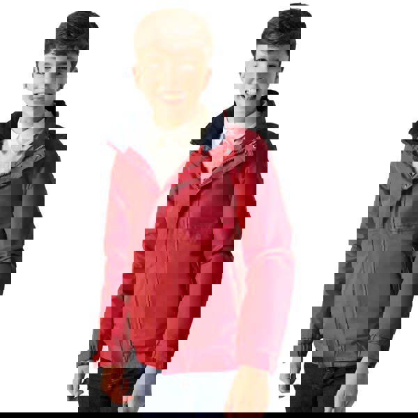 Regatta Professional Kids/Childrens Waterproof Windproof Dover Jacket - Classic Red/Navy - 