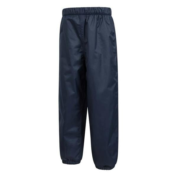 Mountain Warehouse Childrens/Kids Fleece Lined Waterproof Trousers - Navy - 