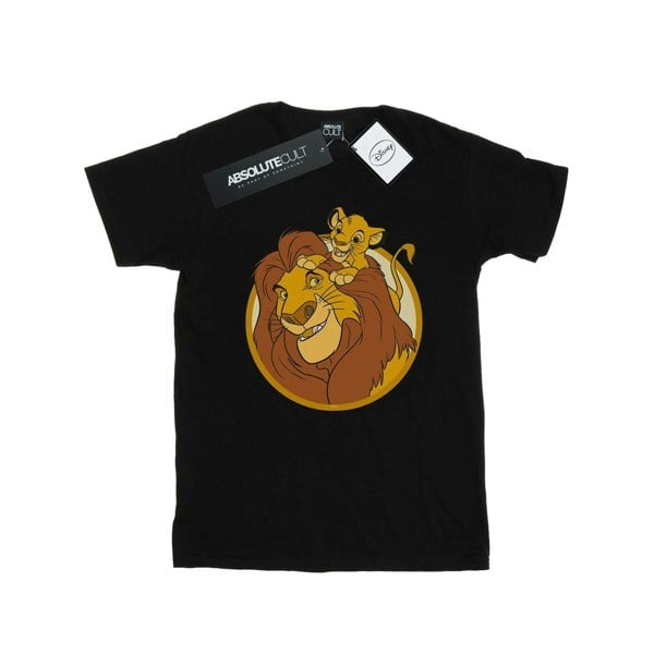 Disney Boys The Lion King Mufasa And Simba T-Shirt - Black