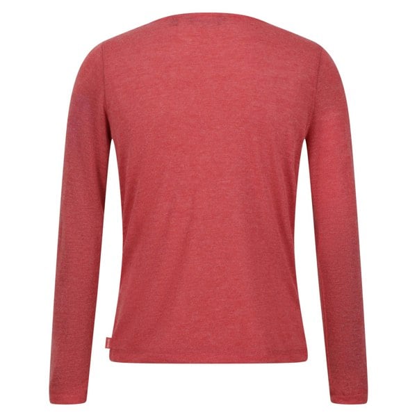 Regatta Womens/Ladies Frayda Long Sleeved T-Shirt - Mineral Red