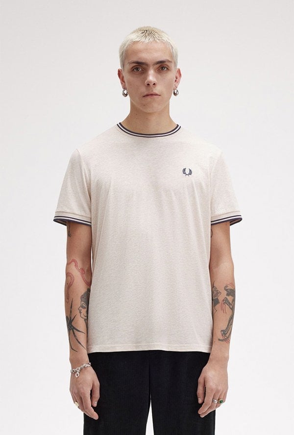 Fred Perry Men's Twin Tipped Crew Neck T-Shirt