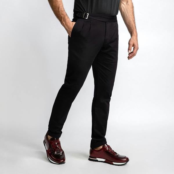 CLAUDIO LUGLI FITTED CHINO TROUSERS /23 - Premium Men's Patterned Shirt by Claudio Lugli | Bold Design, Tailored Fit, Best Printed Shirts