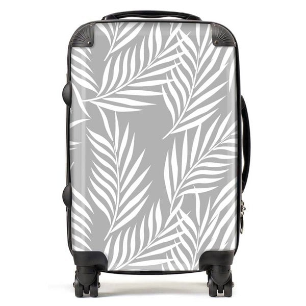 Warren Reed Palm Tree Leaves Suitcase