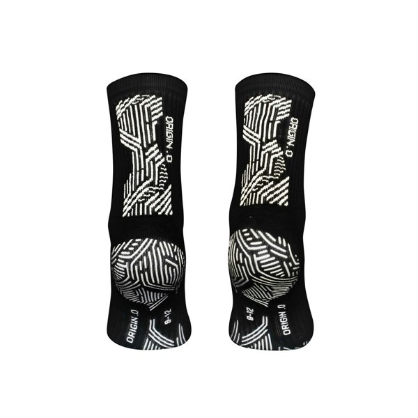 Precision Unisex Adult Origin.0 Gripped Anti-Slip Sports Socks - Black/White