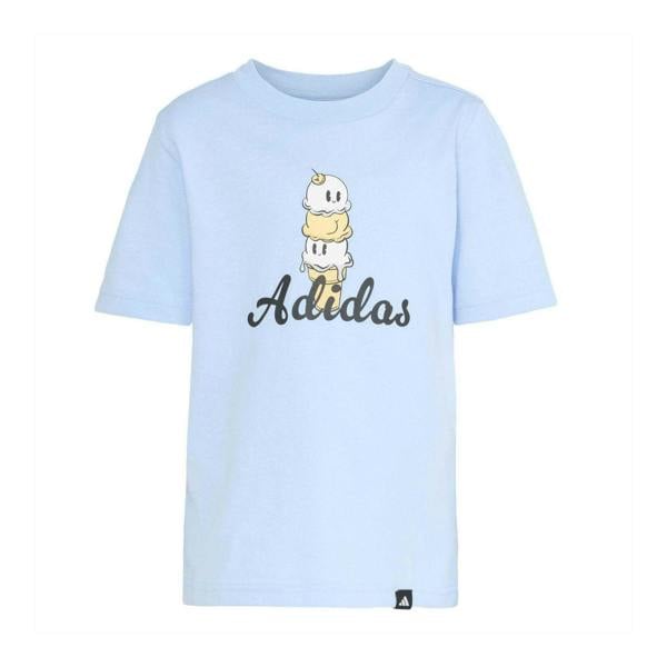 Adidas Childrens/Kids Ice Cream Regular T-Shirt - Blue - 
