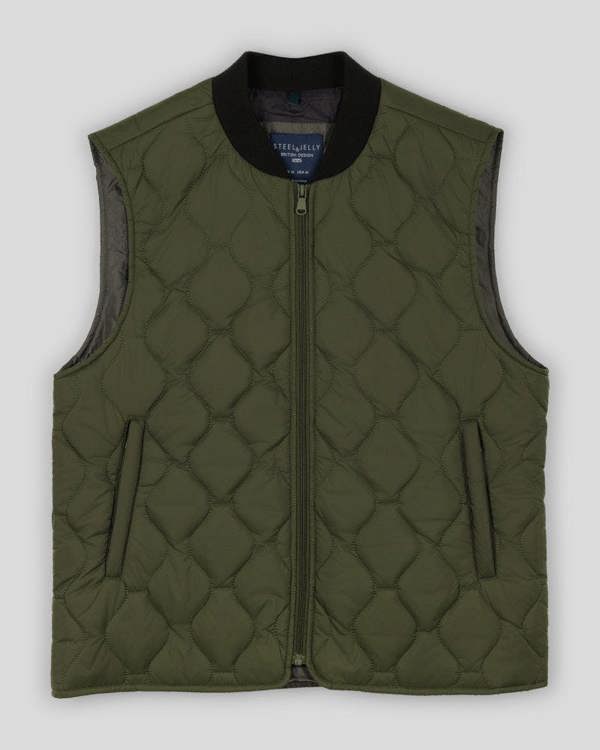 Steel & Jelly addington-onion-quilted-gilet