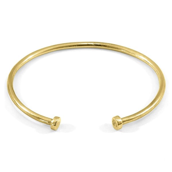 Anchor & Crew Ditton Round Midi Wayfarer 9ct Yellow Gold Bangle