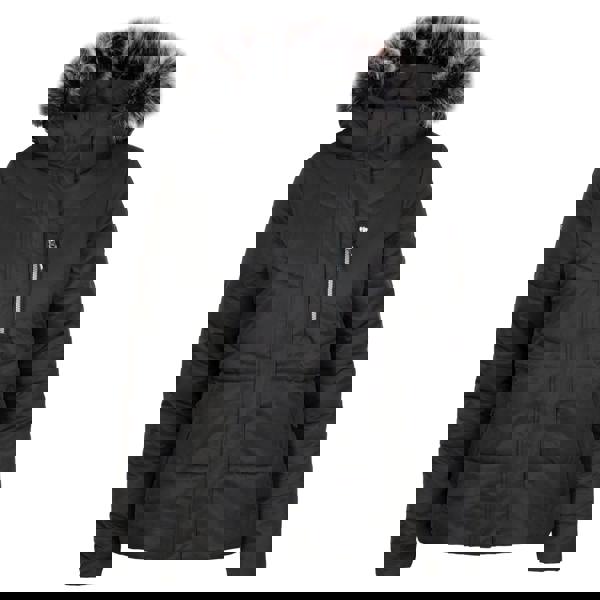 Trespass Womens/Ladies Recap Waterproof Jacket - Black - 