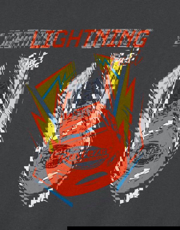 Disney Cars Boys Grey Lightening Fast Short Sleeved T-Shirt