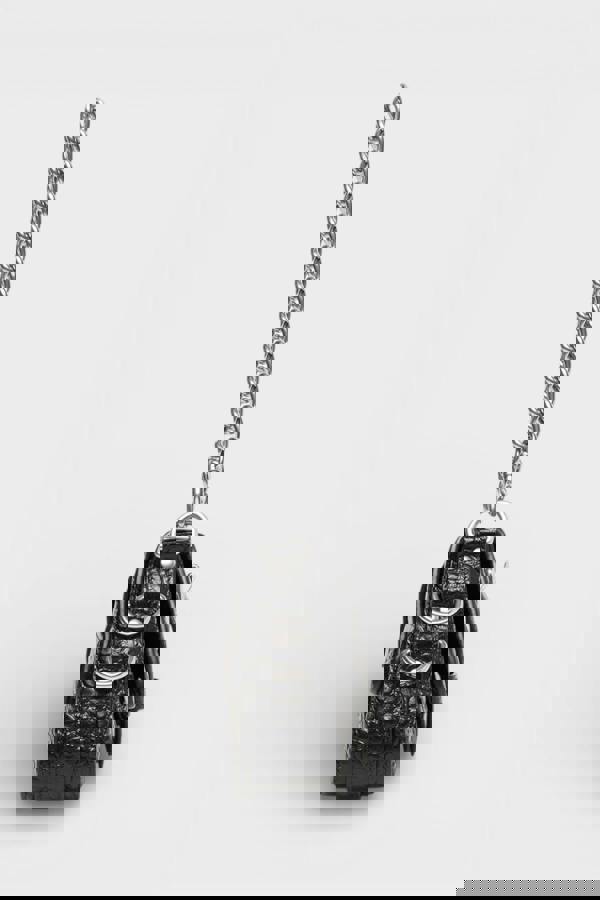 Balenciaga Lindsay Leather Shoulder Bag Black