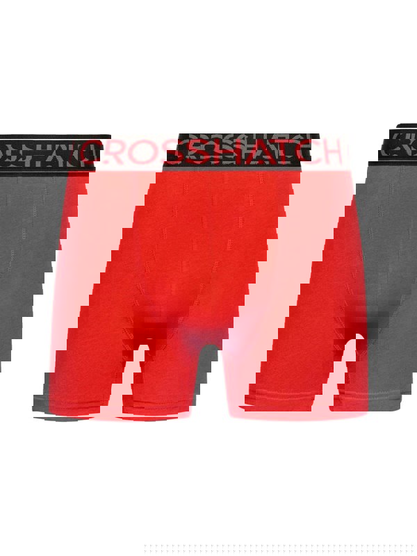 Crosshatch Highlighter Boxers 3pk Green/Red