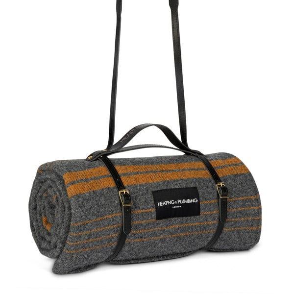 Heating & Plumbing London The Wool & Wax Edition Picnic Blanket - City Orange