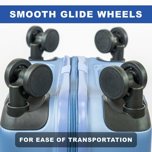 Pierre Cardin Soleil Hard Shell Suitcase Wheeled Luggage