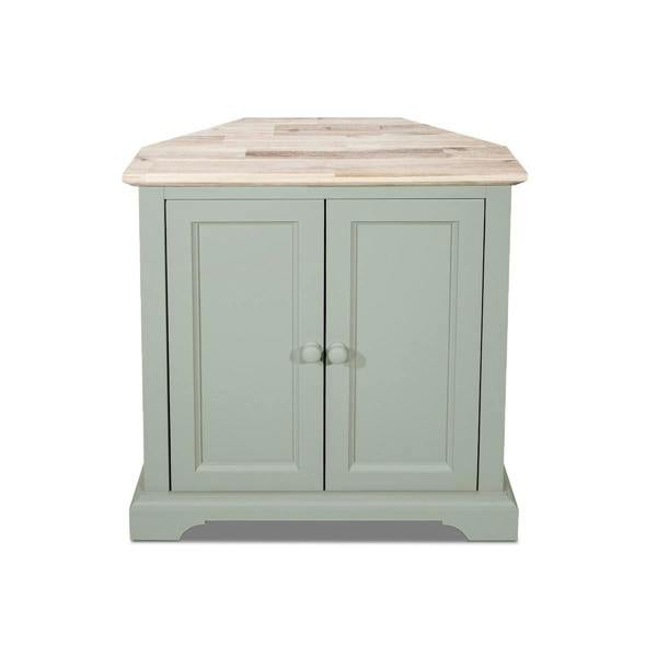 Statement Furniture Florence Corner Sideboard with Cupboard and Shelf. Assembled Storage