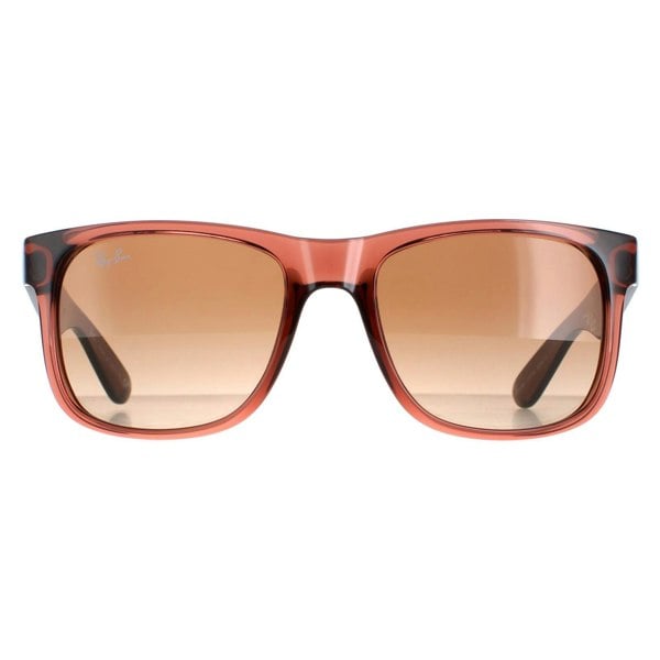 Ray-Ban Sunglasses Justin 4165 659413 Transparent Light Brown Brown Gradient