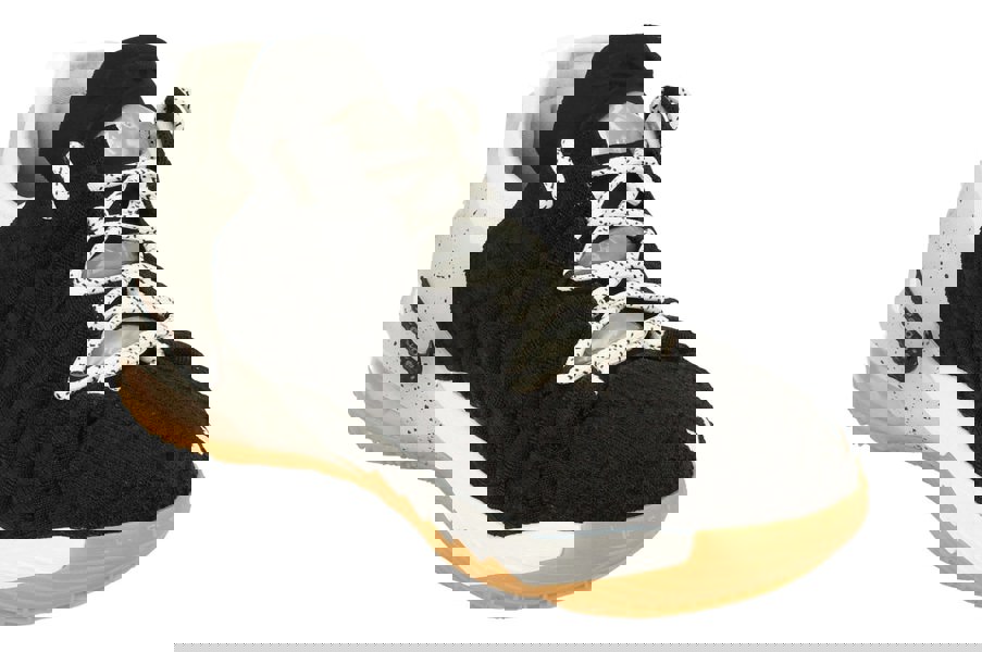 Nike Lebron Xviii GS Basketball Trainers Cw2760  007 - Black White Gum Med Brown 007 - Photo 3