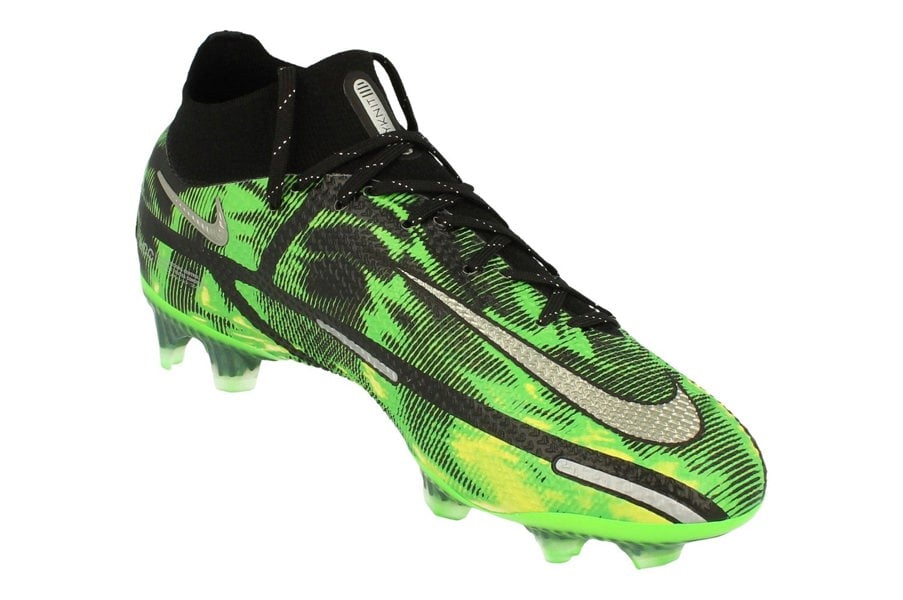 Nike Phantom Gt2 Elite Df Sw FG Mens Football Boots Dm0731  003 - Black Metallic Platinum 003 - Photo 3