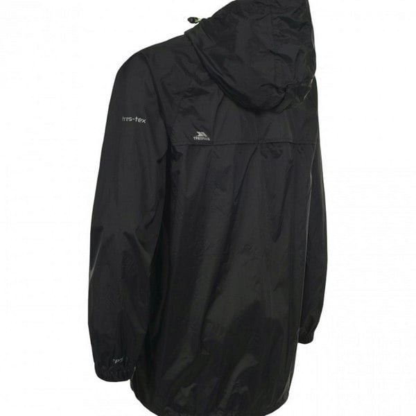 Trespass Childrens/Kids Qikpac Waterproof Packaway Jacket - Black